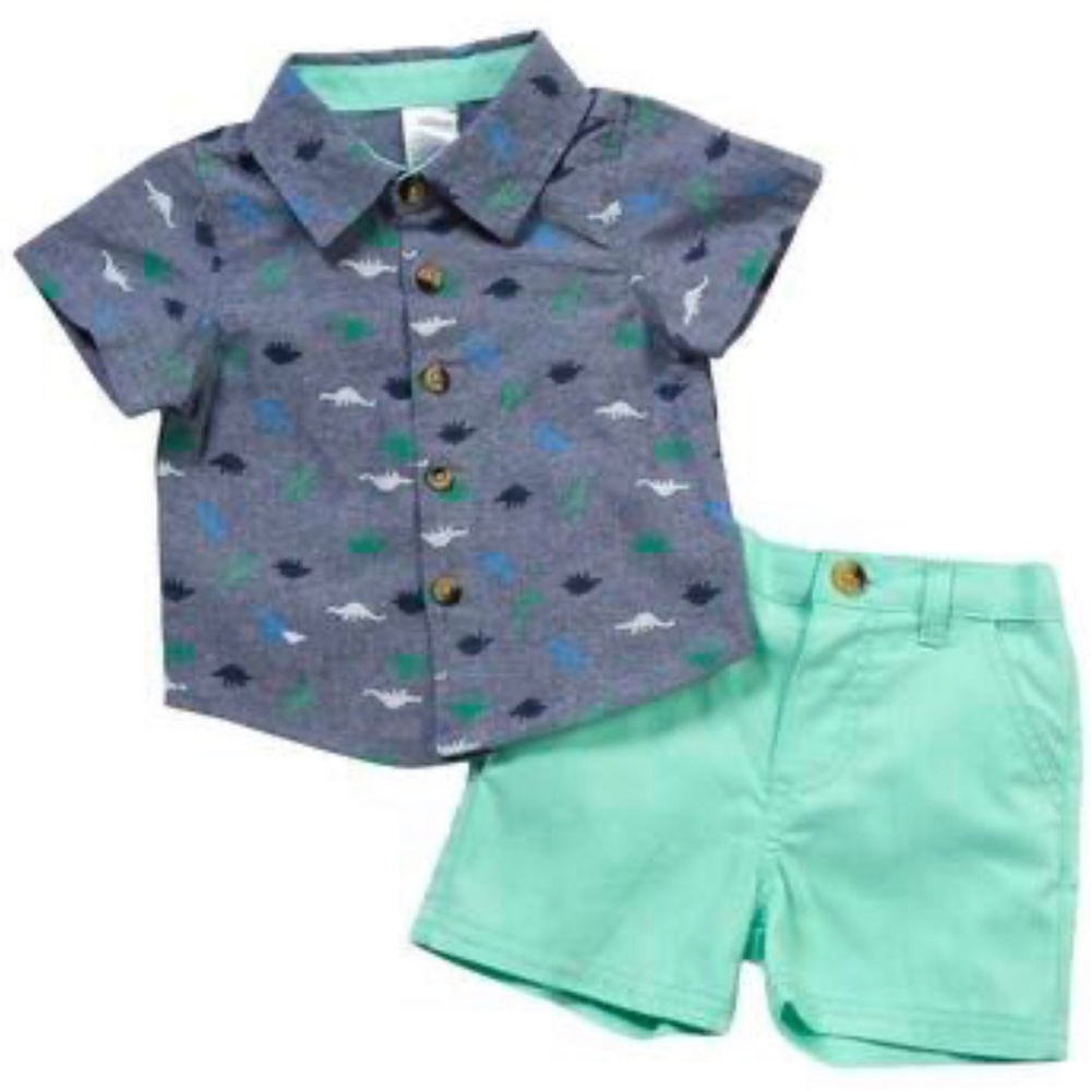 Baby Boy (6-9M) Little Beginnings
Dino Shorts Set